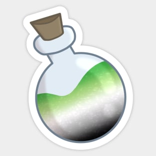 Aromantic Pride Potion Bottle Sticker